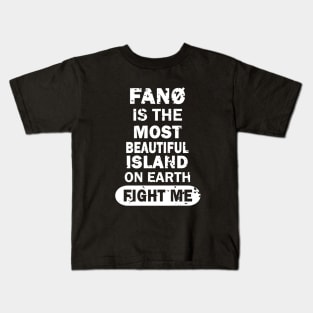 Fano Fanoe Silhouette coordinates souvenirs Kids T-Shirt